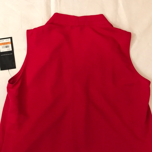 Last Chance!! NWT Nine West Red A-Line tank top - Picture 6 of 7